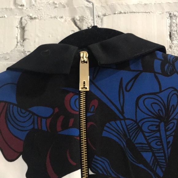 Avanna Woodblock Leaf Shift Dress - Picture 5 of 8